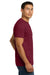 Next Level NL6210/N6210/6210 Mens CVC Jersey Short Sleeve Crewneck T-Shirt Cardinal Red Model Side