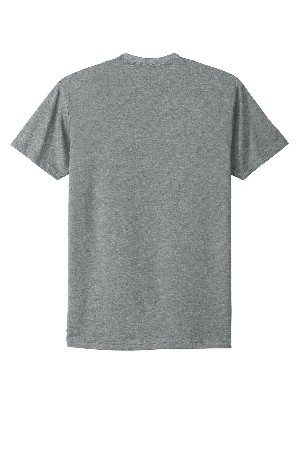 Next Level NL6210/N6210/6210 Mens CVC Jersey Short Sleeve Crewneck T-Shirt Heather Dark Grey Flat Back