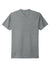 Next Level NL6210/N6210/6210 Mens CVC Jersey Short Sleeve Crewneck T-Shirt Heather Dark Grey Flat Front