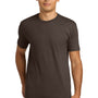 Next Level Mens CVC Jersey Short Sleeve Crewneck T-Shirt - Espresso Brown