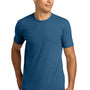 Next Level Mens CVC Jersey Short Sleeve Crewneck T-Shirt - Heather Cool Blue