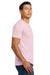 Next Level NL6210/N6210/6210 Mens CVC Jersey Short Sleeve Crewneck T-Shirt Heather Light Pink Model Side