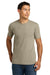 Next Level NL6210/N6210/6210 Mens CVC Jersey Short Sleeve Crewneck T-Shirt Heather Tan Model Front