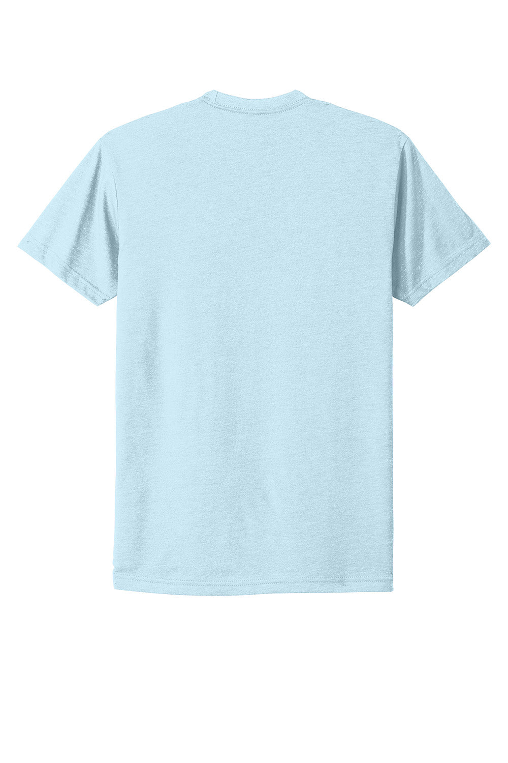 Next Level NL6210/N6210/6210 Mens CVC Jersey Short Sleeve Crewneck T-Shirt Ice Blue Flat Back