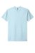 Next Level NL6210/N6210/6210 Mens CVC Jersey Short Sleeve Crewneck T-Shirt Ice Blue Flat Front