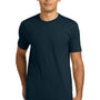 Next Level Mens CVC Jersey Short Sleeve Crewneck T-Shirt - Midnight Navy Blue