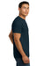 Next Level NL6210/N6210/6210 Mens CVC Jersey Short Sleeve Crewneck T-Shirt Midnight Navy Blue Model Side