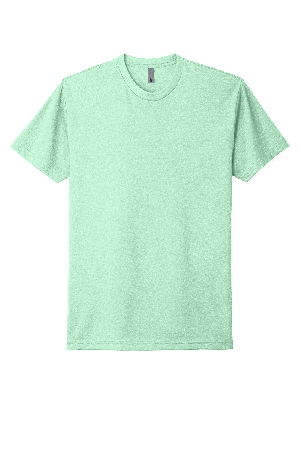 Next Level NL6210/N6210/6210 Mens CVC Jersey Short Sleeve Crewneck T-Shirt Mint Green Flat Front