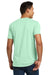 Next Level NL6210/N6210/6210 Mens CVC Jersey Short Sleeve Crewneck T-Shirt Mint Green Model Back