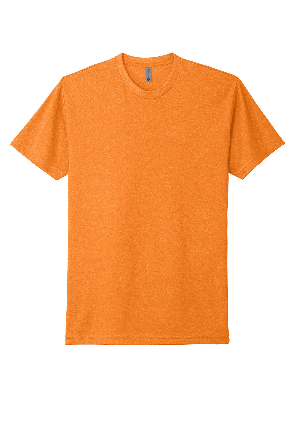 Next Level NL6210/N6210/6210 Mens CVC Jersey Short Sleeve Crewneck T-Shirt Orange Flat Front