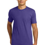 Next Level Mens CVC Jersey Short Sleeve Crewneck T-Shirt - Purple Rush