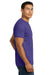 Next Level NL6210/N6210/6210 Mens CVC Jersey Short Sleeve Crewneck T-Shirt Purple Rush Model Side