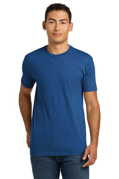 Next Level NL6210/N6210/6210 Mens CVC Jersey Short Sleeve Crewneck T-Shirt Royal Blue Model Front