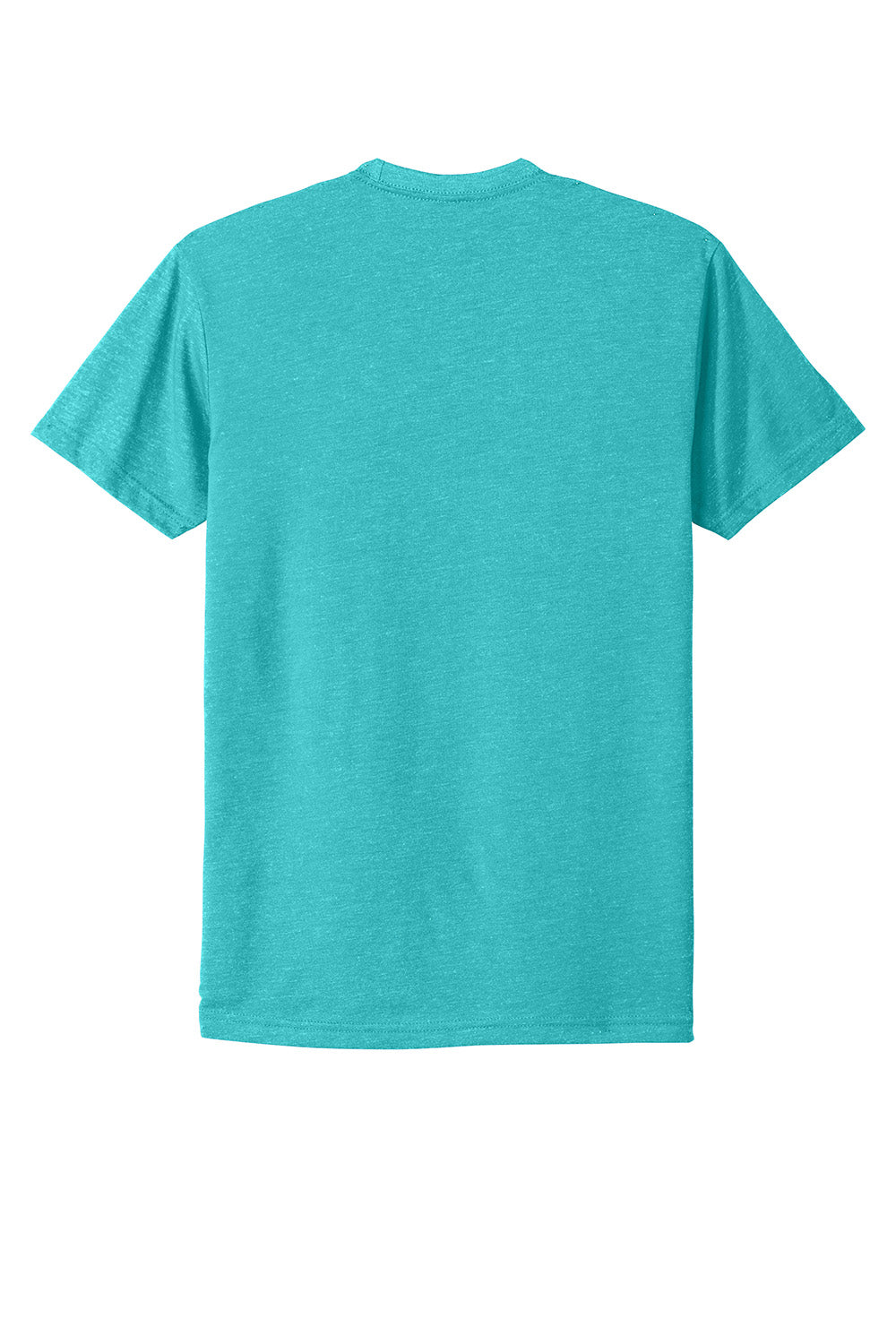 Next Level NL6210/N6210/6210 Mens CVC Jersey Short Sleeve Crewneck T-Shirt Tahiti Blue Flat Back