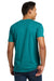 Next Level NL6210/N6210/6210 Mens CVC Jersey Short Sleeve Crewneck T-Shirt Teal Blue Model Back