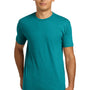 Next Level Mens CVC Jersey Short Sleeve Crewneck T-Shirt - Teal Blue