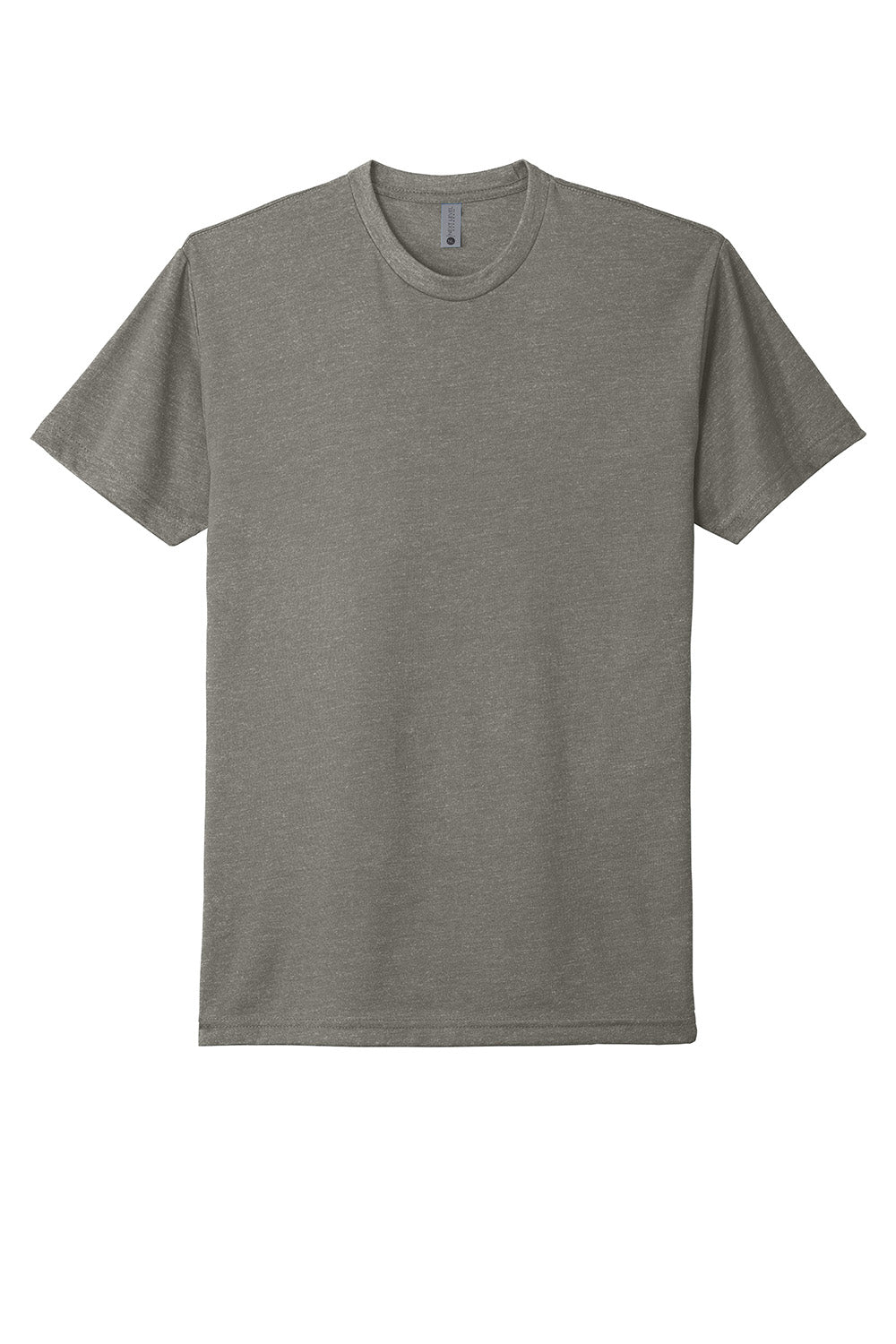 Next Level NL6210/N6210/6210 Mens CVC Jersey Short Sleeve Crewneck T-Shirt Warm Grey Flat Front