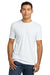 Next Level NL6210/N6210/6210 Mens CVC Jersey Short Sleeve Crewneck T-Shirt White Model Front