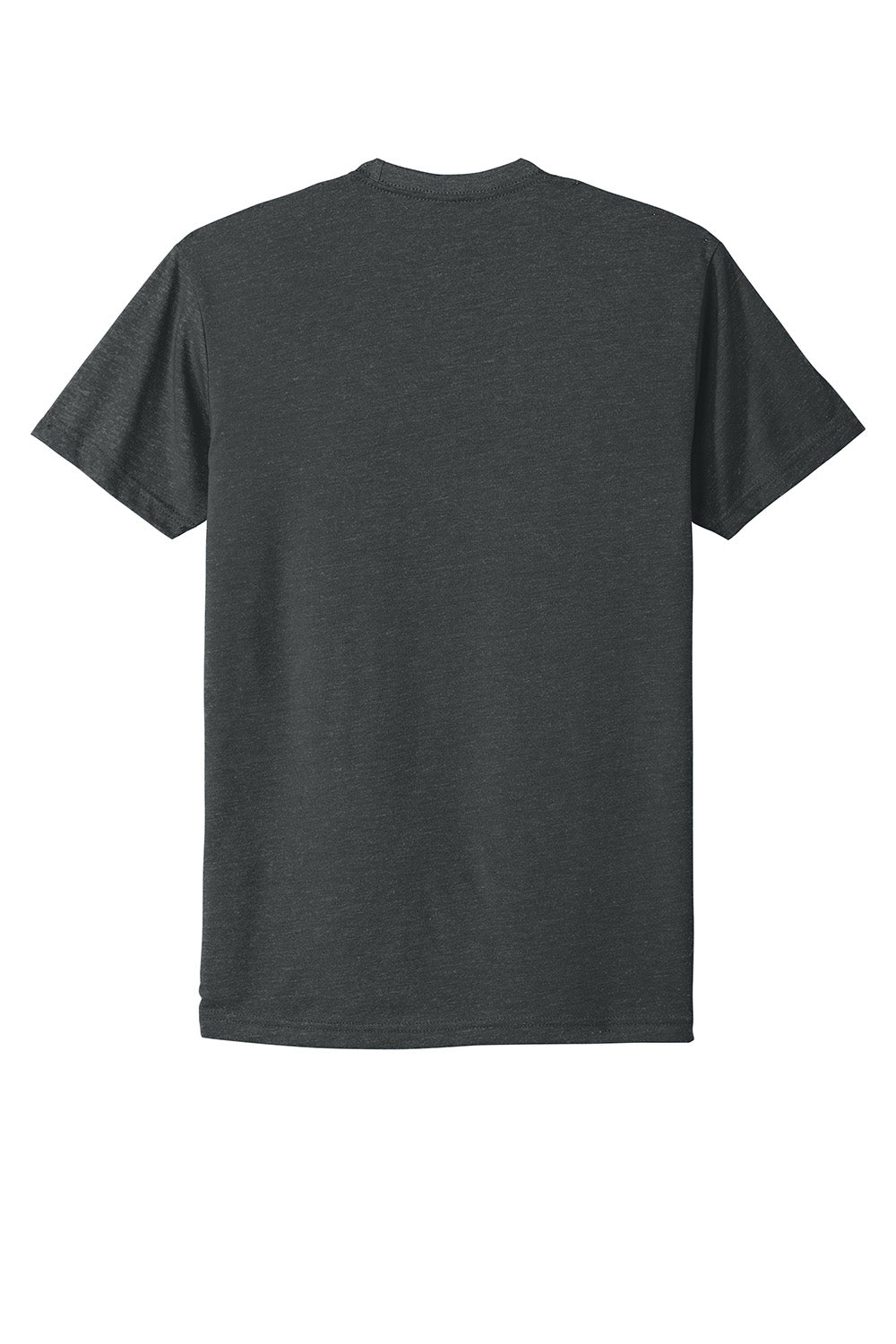 Next Level NL6210/N6210/6210 Mens CVC Jersey Short Sleeve Crewneck T-Shirt Charcoal Grey Flat Back