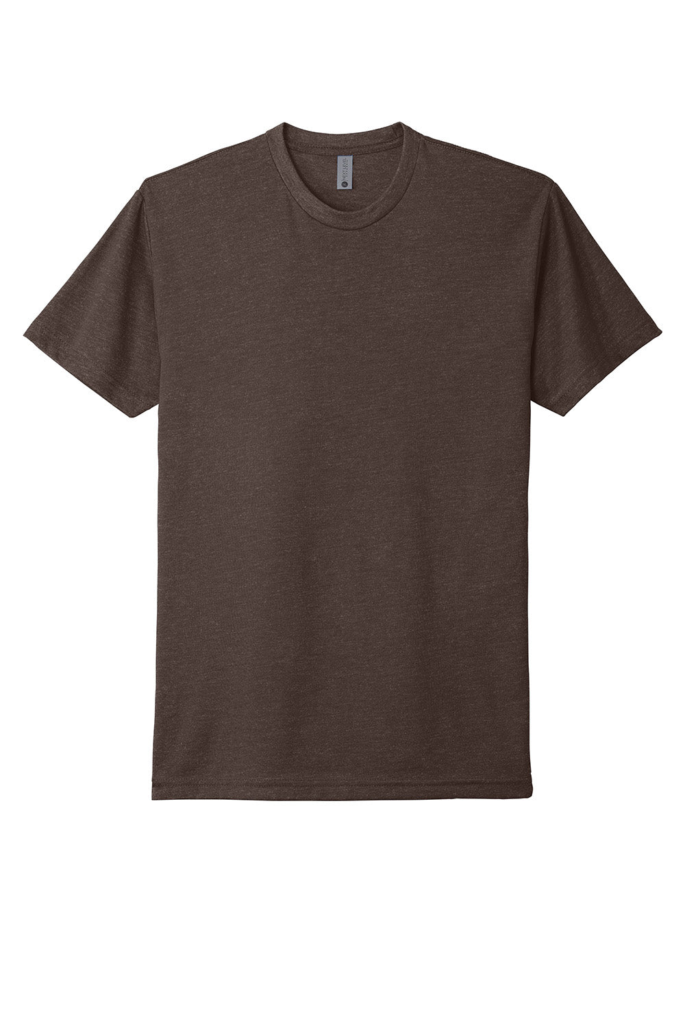 Next Level NL6210/N6210/6210 Mens CVC Jersey Short Sleeve Crewneck T-Shirt Espresso Brown Flat Front