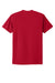 Next Level NL6210/N6210/6210 Mens CVC Jersey Short Sleeve Crewneck T-Shirt Red Flat Back