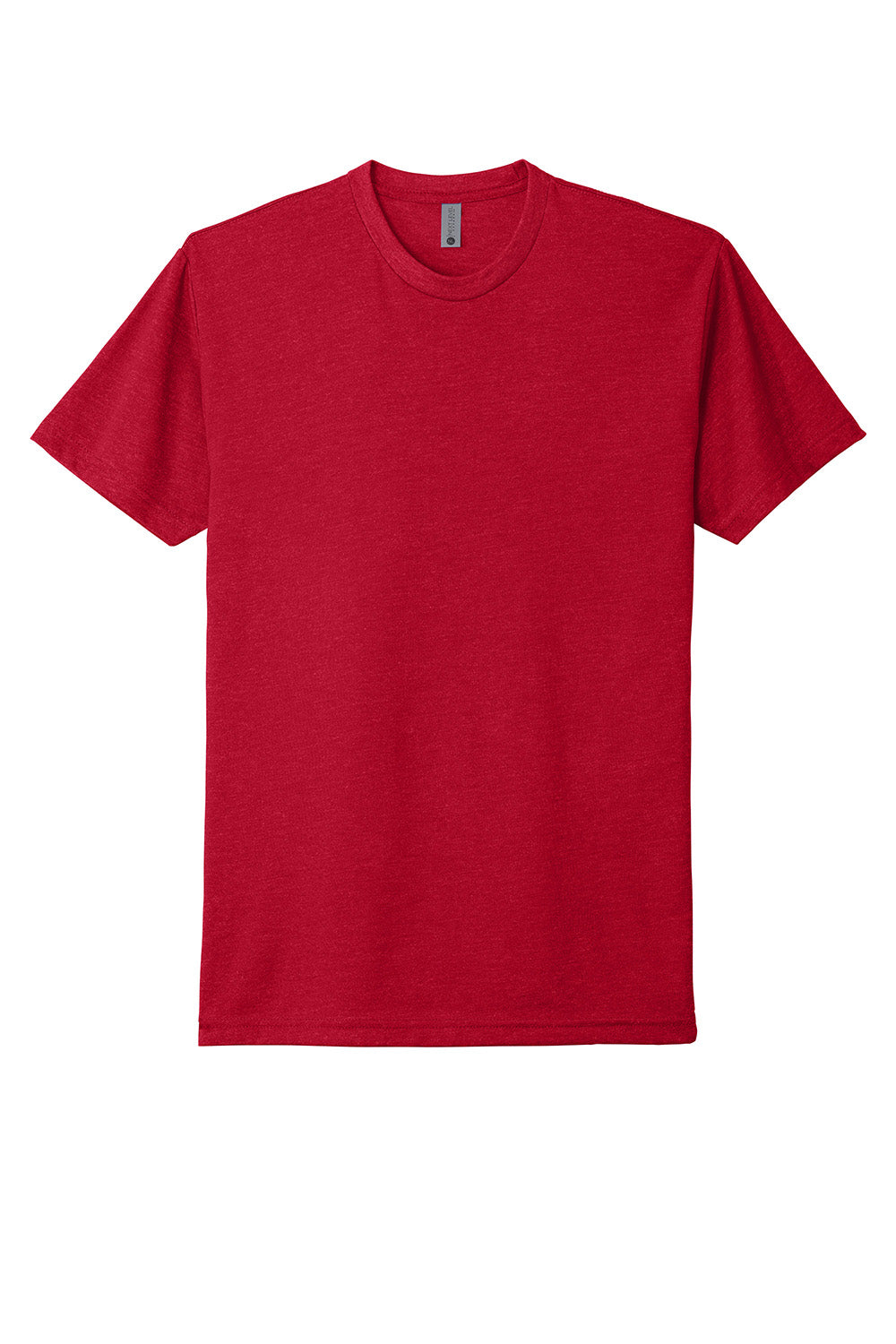 Next Level NL6210/N6210/6210 Mens CVC Jersey Short Sleeve Crewneck T-Shirt Red Flat Front