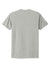 Next Level NL6210/N6210/6210 Mens CVC Jersey Short Sleeve Crewneck T-Shirt Silk Grey Flat Back