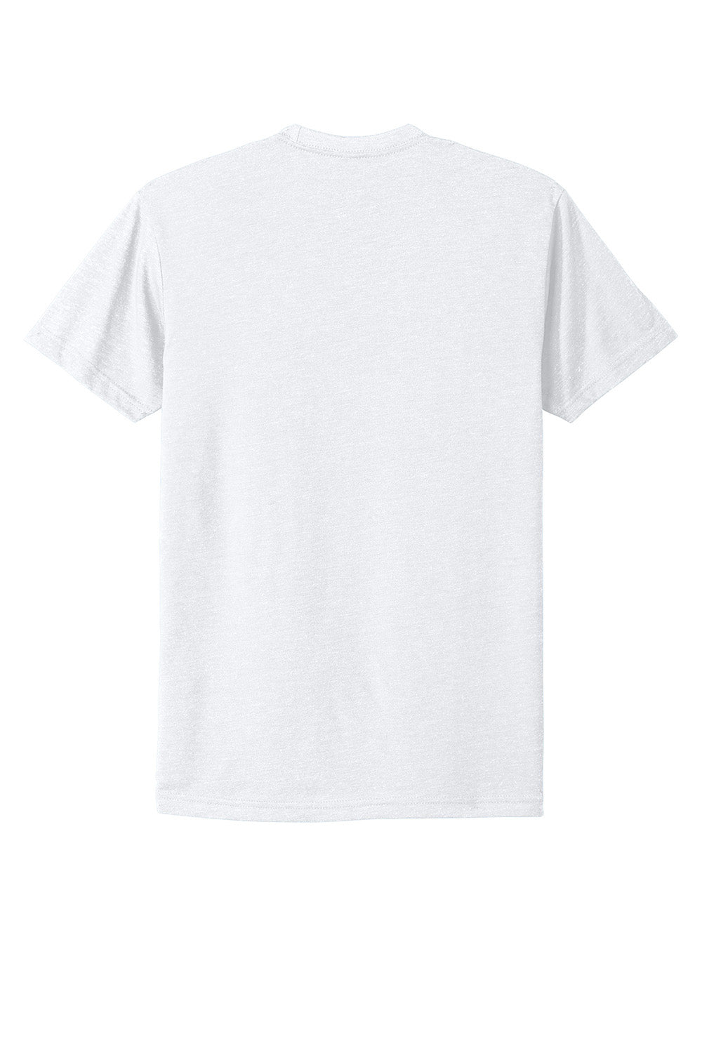 Next Level NL6210/N6210/6210 Mens CVC Jersey Short Sleeve Crewneck T-Shirt White Flat Back