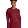 Next Level Mens CVC Long Sleeve Crewneck T-Shirt - Cardinal Red