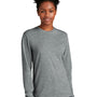 Next Level Mens CVC Long Sleeve Crewneck T-Shirt - Heather Dark Grey