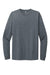 Next Level NL6211 Mens CVC Long Sleeve Crewneck T-Shirt Indigo Blue Flat Front