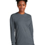 Next Level Mens CVC Long Sleeve Crewneck T-Shirt - Indigo Blue