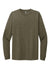 Next Level NL6211 Mens CVC Long Sleeve Crewneck T-Shirt Military Green Flat Front