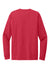 Next Level NL6211 Mens CVC Long Sleeve Crewneck T-Shirt Red Flat Back