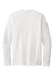 Next Level NL6211 Mens CVC Long Sleeve Crewneck T-Shirt White Flat Back