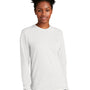 Next Level Mens CVC Long Sleeve Crewneck T-Shirt - White