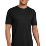 Next Level Mens Sueded Jersey Short Sleeve Crewneck T-Shirt - Black