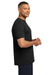 Next Level NL6410/6410 Mens Sueded Jersey Short Sleeve Crewneck T-Shirt Black Model Side