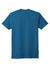 Next Level NL6410/6410 Mens Sueded Jersey Short Sleeve Crewneck T-Shirt Cool Blue Flat Back