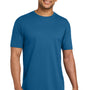 Next Level Mens Sueded Jersey Short Sleeve Crewneck T-Shirt - Cool Blue