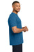 Next Level NL6410/6410 Mens Sueded Jersey Short Sleeve Crewneck T-Shirt Cool Blue Model Side