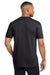 Next Level NL6410/6410 Mens Sueded Jersey Short Sleeve Crewneck T-Shirt Heather Charcoal Grey Model Back