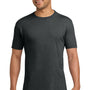 Next Level Mens Sueded Jersey Short Sleeve Crewneck T-Shirt - Heather Metal Grey