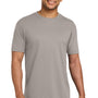 Next Level Mens Sueded Jersey Short Sleeve Crewneck T-Shirt - Light Grey