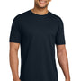 Next Level Mens Sueded Jersey Short Sleeve Crewneck T-Shirt - Midnight Navy Blue