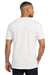 Next Level NL6410/6410 Mens Sueded Jersey Short Sleeve Crewneck T-Shirt White Model Back