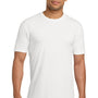 Next Level Mens Sueded Jersey Short Sleeve Crewneck T-Shirt - White