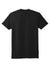 Next Level NL6410/6410 Mens Sueded Jersey Short Sleeve Crewneck T-Shirt Black Flat Back