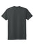 Next Level NL6410/6410 Mens Sueded Jersey Short Sleeve Crewneck T-Shirt Heather Metal Grey Flat Back