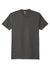 Next Level NL6410/6410 Mens Sueded Jersey Short Sleeve Crewneck T-Shirt Heavy Metal Grey Flat Front